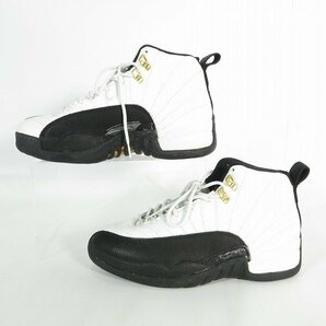 【観賞用】NIKE/ナイキ AIR JORDAN 12 TAXI/エアジョーダン12 タクシー 130690-101/27 /080の画像4