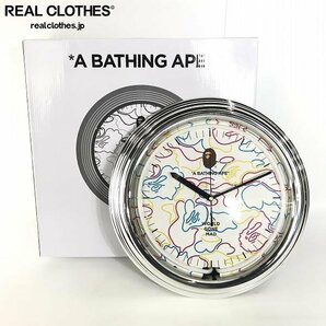 A BATHING APE/アベイジングエイプ BAPE NEON CLOCK/ネオン ウォールクロック/時計 /100の画像1