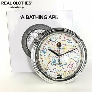 A BATHING APE/アベイジングエイプ BAPE NEON CLOCK/ネオン ウォールクロック/時計 /100