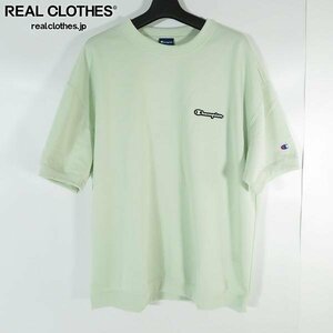 ☆【未使用】Champion/チャンピオン テックウィーブ テリー クルーネック Tシャツ アイスグリーン C3-ZS001/XL /000