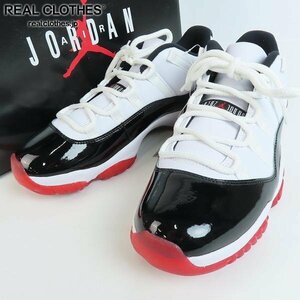 [ не использовался ]NIKE/ Nike AIR JORDAN 11 RETRO LOW GYM RED воздушный Jordan 11 Jim красный AV2187-160/28 /080