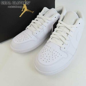 【未使用】NIKE/ナイキ AIR JORDAN 1 LOW Triple White/エア ジョーダン 1 ロー トリプル ホワイト 553558-136/28.5 /080