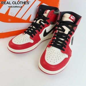 NIKE/ナイキ AIR JORDAN 1 HIGH OG LOST＆FOUND CHICAGO/ロスト＆ファウンド シカゴ DZ5485-612/27 /080