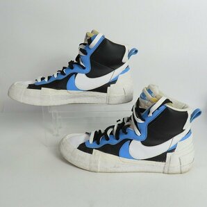 NIKE×sacai/ナイキ×サカイ BLAZER MID/ブレーザー ミッド ブラック/ブルー BV0072-001/28.5 /080の画像4