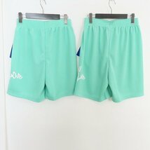 【未使用】Champion/チャンピオン レディース ワンポイントロゴ ハーフパンツ ライトブルーグリーン 2点セット /060_画像2