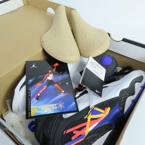 【未使用】 NIKE/ナイキ AIR JORDAN 8 RETRO/エアジョーダン8 レトロ THREE PEAT/スリーピート 305381-142/30 /080の画像8