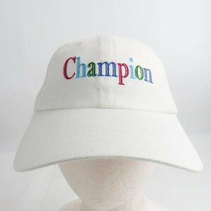 【未使用】Champion/チャンピオン ゴルフキャップ オフホワイト CW-ZG703C /000の画像2