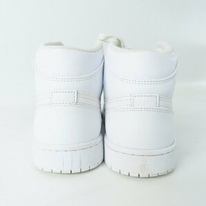 NIKE/ナイキ AIR JORDAN 1 MID/エア ジョーダン 1 ミッド TRIPLE WHITE 3.0 554724-136/27.5 /080の画像2