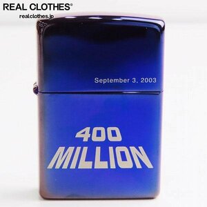 ZIPPO/ジッポー 400 MILLION 400ミリオン 生産4億個達成記念 2003年製 /LPL