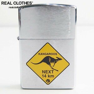 ZIPPO/ジッポー KANGAROOS NEXT 14km/カンガルーズ ブラッシュド加工 1998年製 /LPL