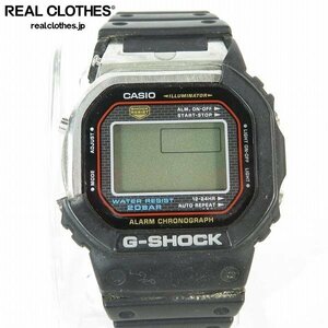 【ジャンク/動作未確認】G-SHOCK/G-ショック 復刻 初号機 モデル スクリューバック DW-5000-1JF /000