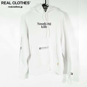 ☆FR2×ONE PIECE/エフアールツー×ワンピース Smoking Kills クロコダイル コラボスウェット パーカー/Ｍ /060の画像1