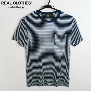 ☆RRL/ダブルアールエル ボーダー半袖Tシャツ/XS /LPL