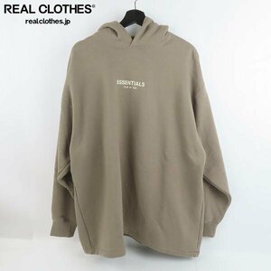 ☆ESSENTIALS/エッセンシャルズ FEAR OF GOD ロゴパーカー S /060