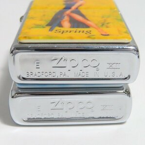 ZIPPO/ジッポー 1996 Collectible of the Year PINUP girls ピンナップガール 4点セット /000の画像6