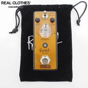 Revol Effects/レヴォルエフェクツ ORANGE OIL DISTORTION/オレンジオイル ディストーション エフェクター【動作確認済】 /000の画像1