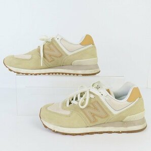 New Balance/ニューバランス スエード スニーカー ベージュ ML574AA2/24.5 /080の画像4