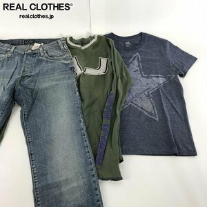 【おまとめ】ARMANI JEANS/アルマーニジーンズ AX/アルマーニエクスチェンジ デニムパンツ/Tシャツ 等 /080