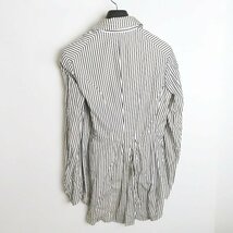 ☆COMME des GARCONS/コムデギャルソン ストライプ 燕尾 レイヤード 二重ジャケット GG-J046 AD2010 M /000_画像4