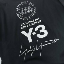 ☆Y-3/ワイスリー 18SS バックプリント 半袖カットソー Tシャツ ブラック CY6969/S /LPL_画像9