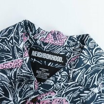 ☆【未使用】NEIGHBORHOOD/ネイバーフッド 19ss ALOHA.PANTHER LY-SHIRT.ST アロハ 長袖 シャツ 191TSNH-SHM07/L /080_画像8