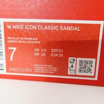 【未使用】NIKE/ナイキ ICON CLASSIC SANDAL/アイコン クラシック サンダル DH0223-003/24 /080_画像9