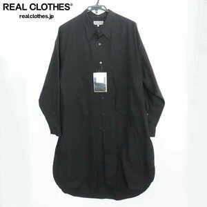 *[ не использовался ]Yohji Yamamoto/ Yohji Yamamoto большой размер длинный рубашка HZ-B34-012 /3 /060