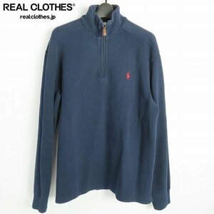 ☆POLO RALPH LAUREN/ポロラルフローレン ハーフジップスウェット M /060