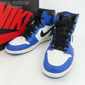 NIKE/ナイキ AIR JORDAN 1 RETRO HIGH OG GAME ROYAL エアジョーダン1 ゲームロイヤル 555088-403/30 /080