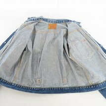 ☆Levi's/リーバイス 506XX/70501-0003 1st/ファースト 復刻 デニムジャケット Gジャン 555刻印 米国製/44 /060_画像7