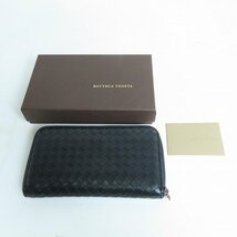 BOTTEGA VENETA/ボッテガヴェネタ イントレチャート ラウンドファスナーウォレット/長財布 /000_画像10