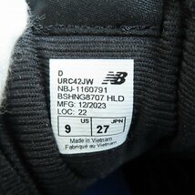 【未使用】JUNYA WATANABE MAN×NEW BALANCE/ジュンヤワタナベマン×ニューバランス RC42 レザースニーカー URC42JW/27 /080_画像6