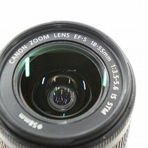 Canon/キャノン ZOOM LENS EF-S 18-55mm 1:3.5-5.6 IS STM ズームレンズ カメラ レンズ AF動作確認済み /000_画像3