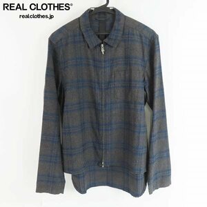 *[JP tag ]CHROME HERATS/ Chrome Hearts daga- ball Zip flannel shirt M /000