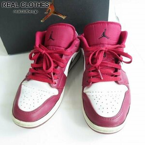 AIR JORDAN 1 LOW "NOBLE RED" 553558-604 （ノーブルレッド/ブラック/ホワイト）