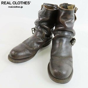 RED WING/ Red Wing feather tag PT91 leather engineer boots /9 /080