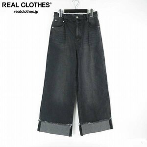 CLEL/クレイル Vintage Design Flare Denim Pants/ヴィンテージデザイン フレアブラックデニムパンツ L /060