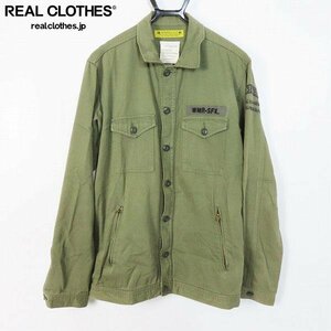 ☆WACKO MARIA × SASQUATCH fabrix/ワコマリア×サスクワッチ ファブリックス/ UPSETTERS JACKET khaki/XL /060