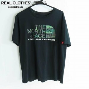 ☆THE NORTH FACE/ノースフェイス カモフラージュロゴ Tシャツ NT31622/XL /LPL