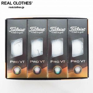 【未使用】Titleist/タイトリスト PRO V1 ゴルフボール ホワイト 1ダース /000