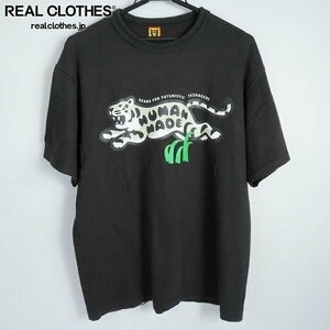 ☆HUMAN MADE/ヒューマンメイド プリント ハーフスリーブ/半袖 カットソー/Tシャツ/L /LPL