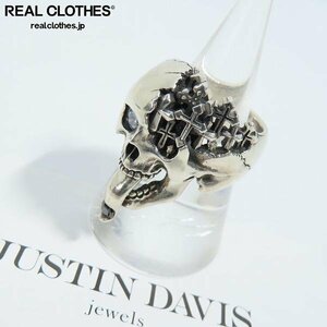 [ guarantee attaching ]Justin Davis/ Justin Davis GENE Skull ring SRJ456/21 number /000