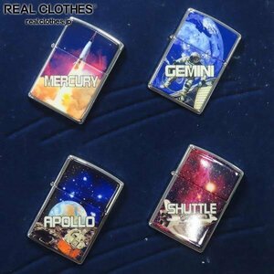 ZIPPO/ Zippo -SPACE EXPLORATIONS/ Space eks Pro Ray shon Limited Edition 97 year made /96 year made 4 point set /000