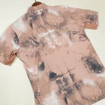 新品 定価11,000円 オークリー スカル グラフィック柄 半袖 モックシャツ XL 吸汗速乾 遮熱 SKULL BLURRED MOCK SHIRT メンズ【2846】_画像3