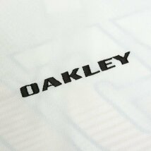 新品 定価9,900円 オークリー 半袖ポロシャツ ゴルフ 吸汗速乾 L 白 OAKLEY EMPHATIC MX SHIRTメンズ 紳士 【2596】_画像4