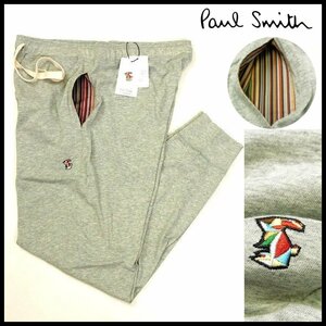  новый товар Paul Smith легкий рука брюки-джоггеры мульти- полоса L серый хлопок мульти- кролик вышивка Paul Smith мужской [2937a]