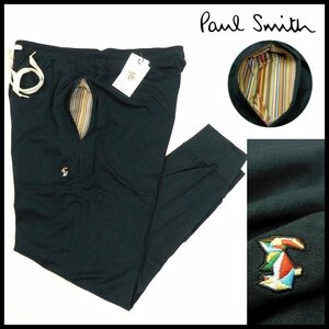  новый товар Paul Smith брюки-джоггеры мульти- полоса мульти- кролик вышивка M темно-синий легкий рука хлопок Paul Smith мужской [2951a]