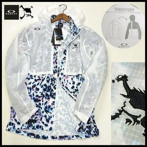  new goods spring summer regular price 16,500 jpy Oacley Skull L Golf 2WAY jacket water-repellent stretch OAKLEY SKULL TRANSFORM LIGHT JK men's [2598]