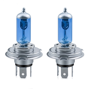  free shipping [ new goods ]H4 halogen valve(bulb) 55W 2 piece set blue white [LED.. not ] Gold coupon 