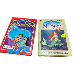 英語絵本 ディズニー アラジン&リトルマーメイド 2冊セット